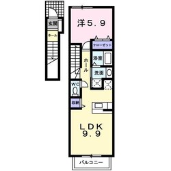 プリムローズ国府Ａの物件間取画像